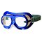 OKULA okuliare ochranné uzavrené B-B 19, číre, polykarbonát, priama ventilácia, EN 166
