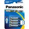 PANASONIC batéria LR03 4BP AAA Evolta alkalická, 1ks