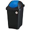 kôš odpadkový výklopné veko 30 l, MULTIPAT čierno-modrý 249104