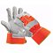 ČERVA rukavice CURLEW HiVis kombinované, oranžové veľ.10,5 hovädzia štiepenka 0101007396105
