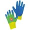 CXS rukavice pracovné DRAGO detské, máčané v nitrile, veľ.05, modré