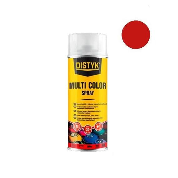 DISTYK Multi color spray 400ml RAL3020 dopravná červená TP03020D