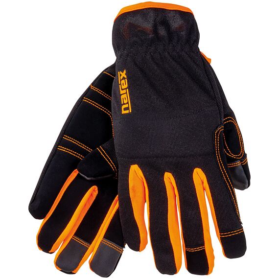 NAREX pracovné rukavice WG-XL, pružný materiál PU/NUBUCK