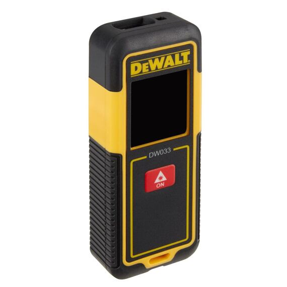 DeWalt DW033 laserový merač vzdialeností 30m, +/- 3mm na 10m, 2*AAA