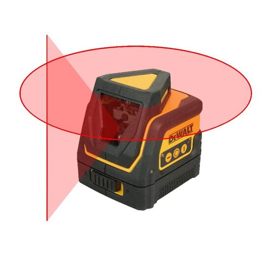 DeWalt DW0811 krížový laser plus 360°, kufrík