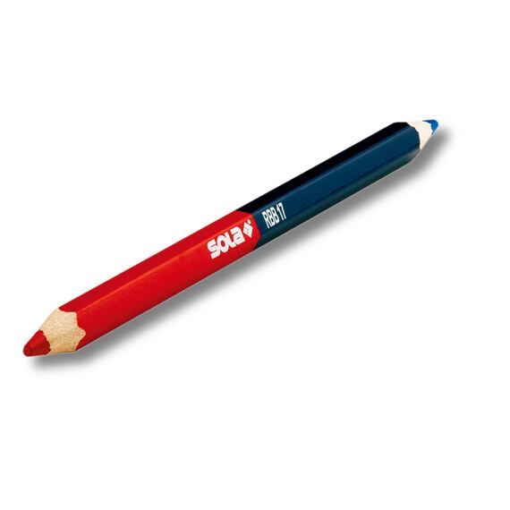 SOLA RBB 17 ceruzka červeno/modrá, vysoká pevnosť 17cm