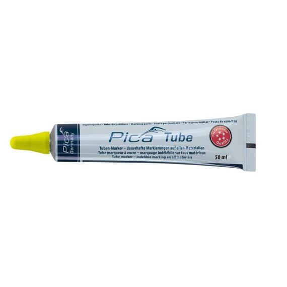 PICA Tube popisovač guľôčkový v tube, mosadz hrot s nerez guľôčkou 3mm ŽLTÝ PC-575/44