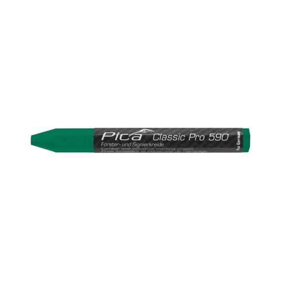PICA Classic Pro 590 kriedový značkovač, 120*12mm, univerzálny, zelený