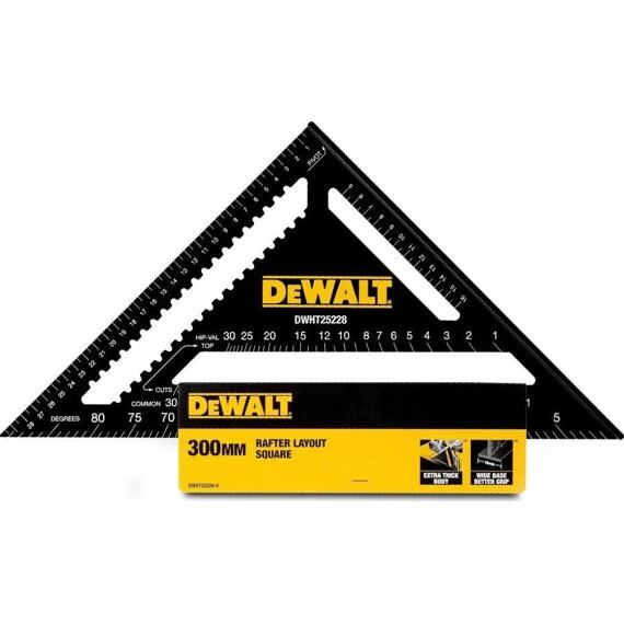 DeWalt DWHT25228-0 tesársky trojuholník 300mm, Guaranteed Tough, silné AL telo