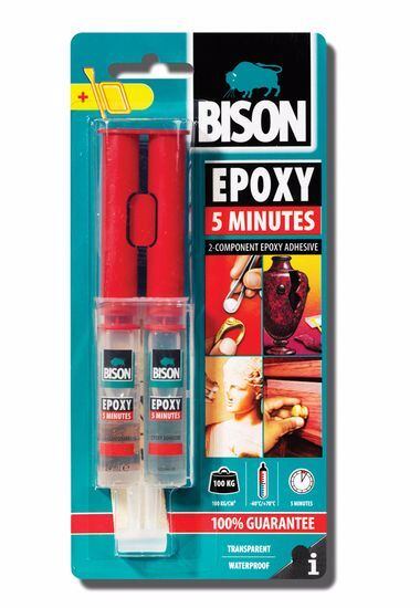 BISON 1713 Epoxy 5-minútové dvojzložkové lepidlo 24ml BI-1186323