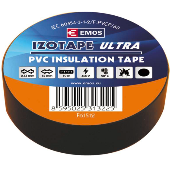 EMOS izolačná páska 19mm/10m PVC čierna F61912