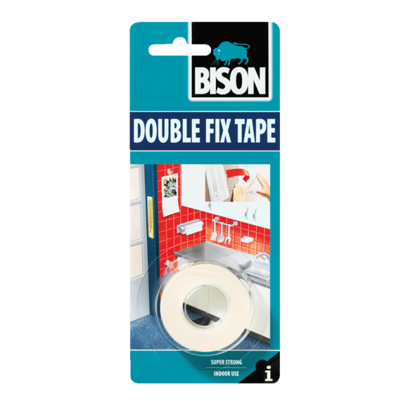 BISON páska lepiaca Double-fixka Mounting Tape 1,5m*19mm 1493045