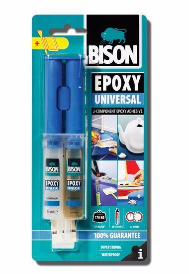 BISON 1712 Epoxy Universal dvojzložkové lepidlo 24ml BI-1185853