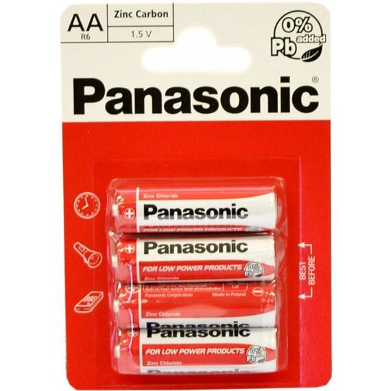 PANASONIC R6RZ AA batéria tužková