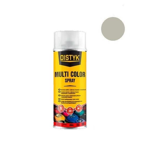DISTYK Multi color spray 400ml RAL7032 štrková sivá TP07032D