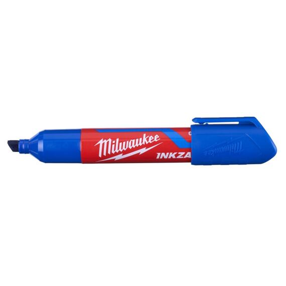 MILWAUKEE 4932471557 značkovač INKZALL „L“ modrý, rýchloschnúci, betón+drevo+kov+plast