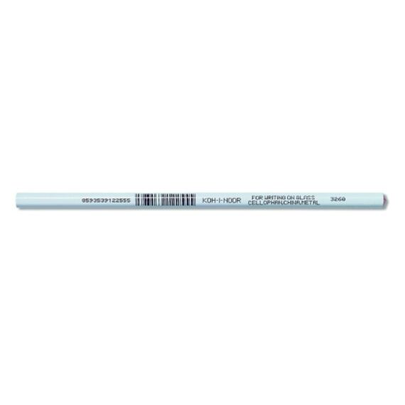 KOH-I-NOOR ceruzka na sklo a kov 3260-6 biela