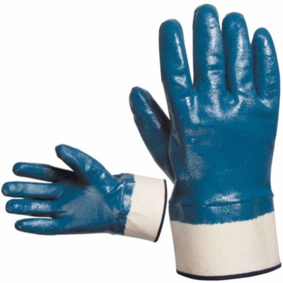ČERVA rukavice SWIFT povrstvené, bavlna, celomáčané v hrubej vrstve nitrilu 0107000799100