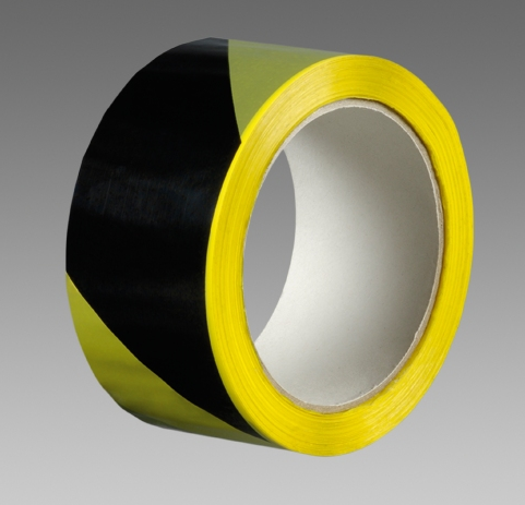 DEN BRAVEN páska lepiaca výstražná 50mm*66m žlto-čierna Ľavá B715RL