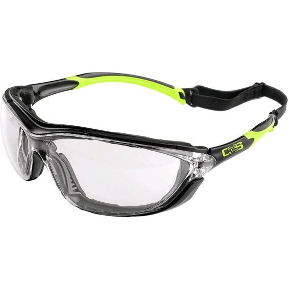 CXS MARGAY okuliare ochranné, číre, polykarbonát, EN 166, EN 170, UV385