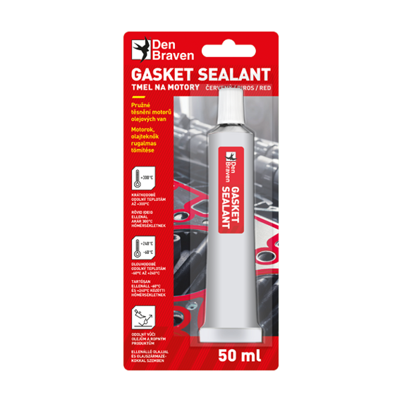 DEN BRAVEN Gasket Sealant 50ml tehlovo červený RL 35005TU