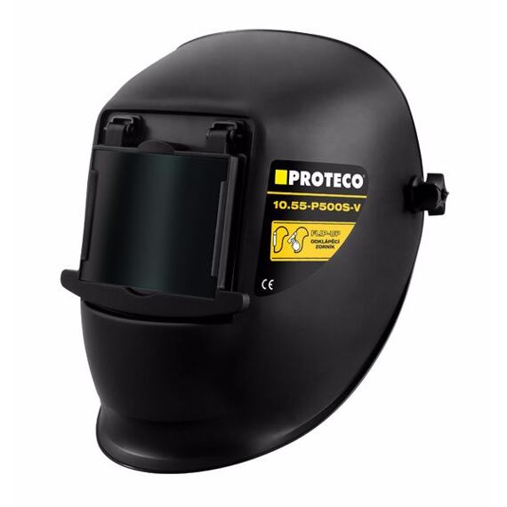 PROTECO kukla zváračská Standard s odklápacím zorníkom 10.55-P500S-V