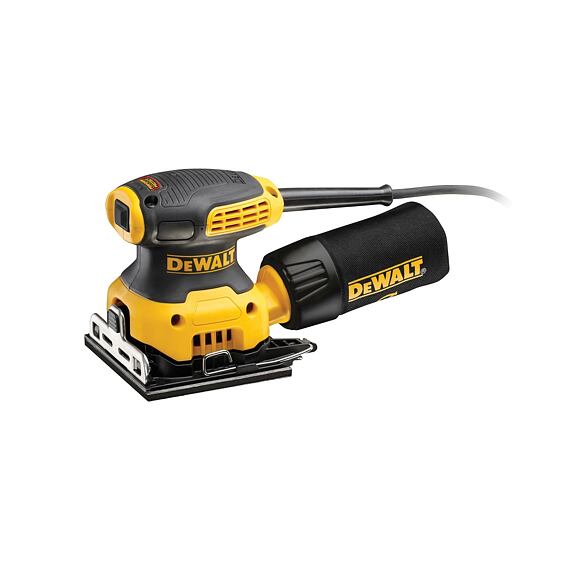 DeWalt DWE6411 vibračná brúska 230W, 140*115mm, rozkmit 1,6mm, suchý zips, 1,28kg