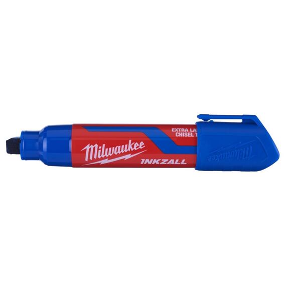 MILWAUKEE 4932471561 značkovač INKZALL „XL“ modrý, rýchloschnúci, betón+drevo+kov+plast