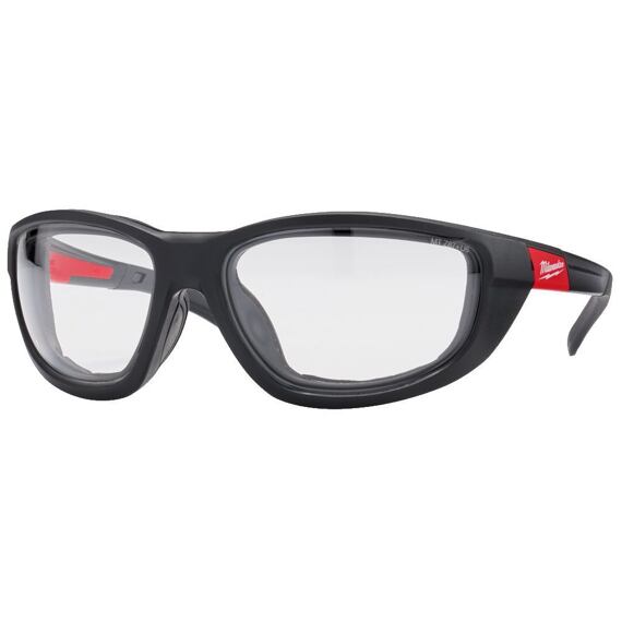 MILWAUKEE 4932471885 okuliare ochranné PREMIUM číre, sklá odolné proti zahmlievaniu, s tesnením