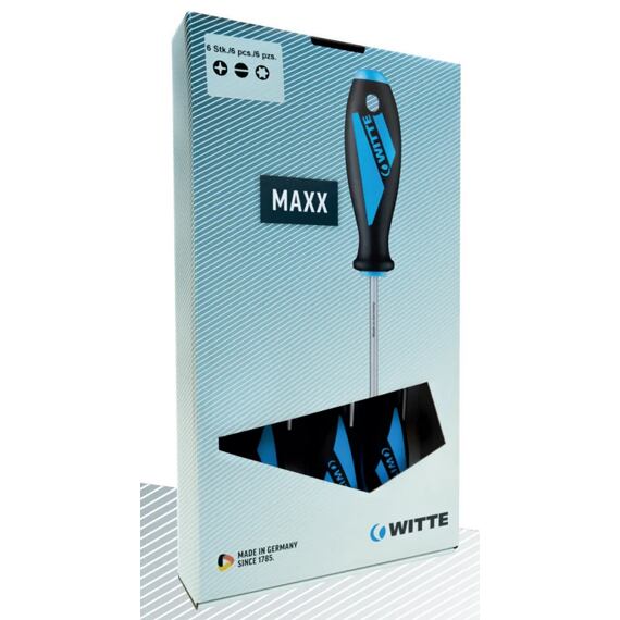 WITTE súprava skrutkovačov MAXX PL+PH, 5-dielna