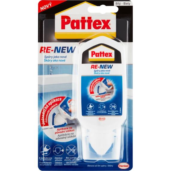 PATTEX Renew 80ml oživovač silikónových špár 2047475
