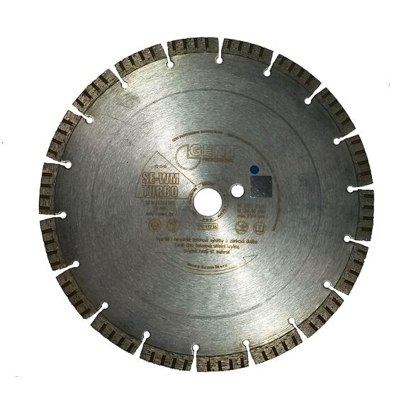 GENT diamantový kotúč 300/12mm SE-WM TURBO SCW/630/300/25,4 vyzretý aj nevyzretý betón, strešný kryt