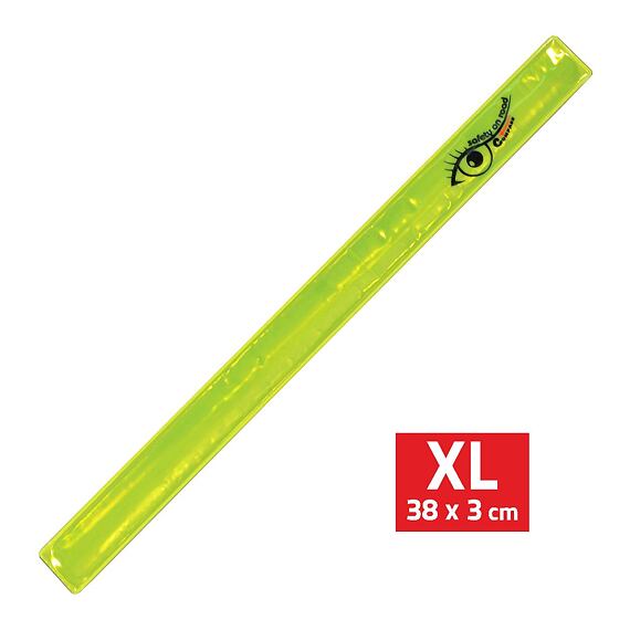 COMPASS reflexný pásik žltý, XL, 38*3cm 01684