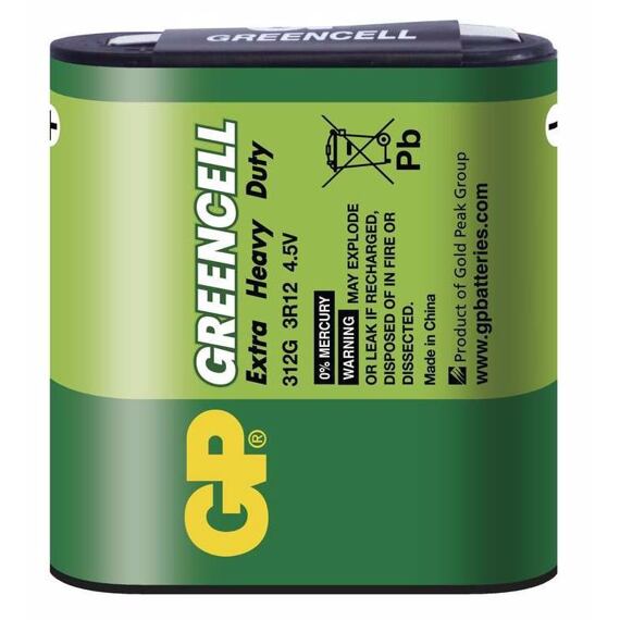 GP batéria GREENCELL 3R12 plochá B1260