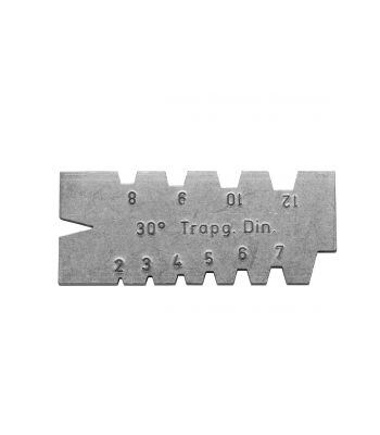 KINEX šablona pre trapézový závit 2-12mm, uhol 30° KI1124
