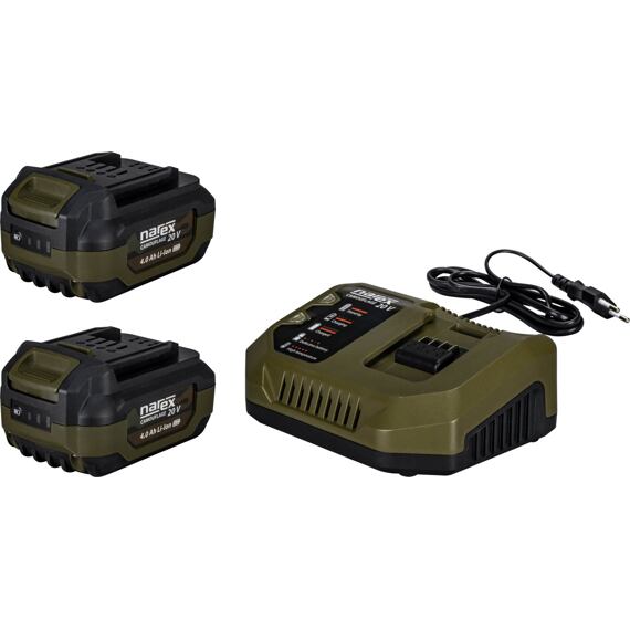 NAREX Camouflage CMFLG súprava batérií + nabíjačka, 2*CB 4 + CN20