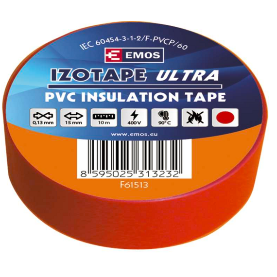 EMOS izolačná páska 15mm/10m PVC červená F61513
