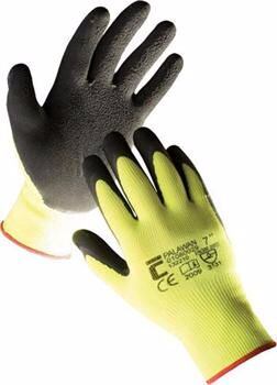 ČERVA rukavice PALAWAN pracovné veľ.9 nylon úplet, žlté