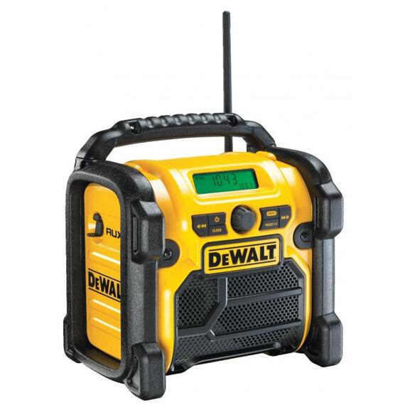 DeWalt DCR019 stavebné aku rádio napájané XR batériou alebo 230V