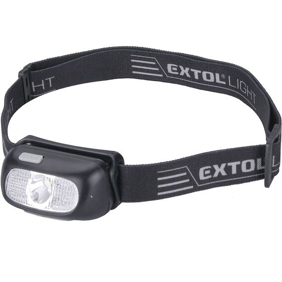 EXTOL Light čelovka LED 5W CREE XPG, 130 lm, 3,7 V/1,2 Ah 43181