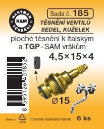 HARTMAN tesnenie vršku batérie TPG-SAM 4,5*15*4 mm, sada č. 185