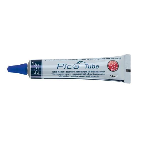 PICA Tube popisovač guľôčkový v tube, mosadz hrot s nerez guľôčkou 3mm MODRÝ PC-575/41