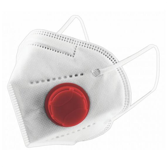 DEDRA respirátor protiprachový s ventilom, FFP2, balenie 5ks, BH1081-005