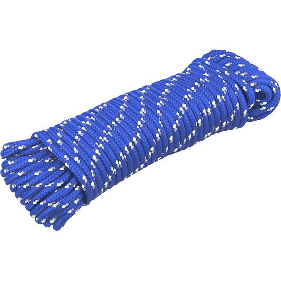 EXTOL PREMIUM šnúra pletená PP, pr.4mm*20m, modrá, 8856414