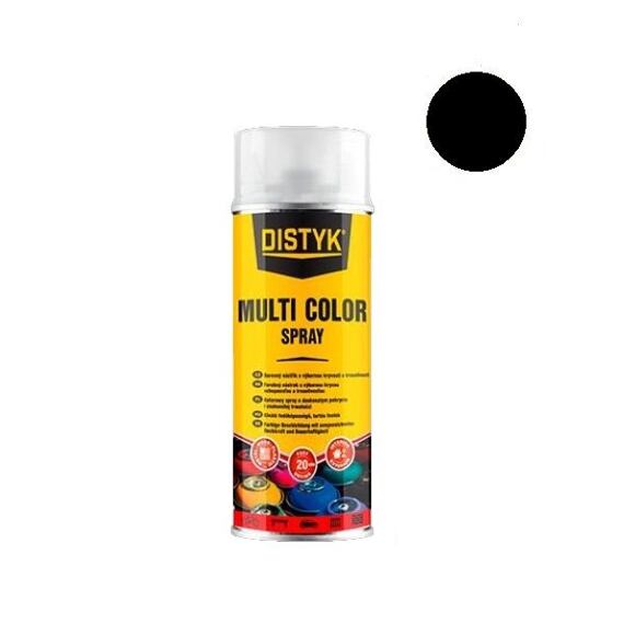 DISTYK Multi color spray 400ml RAL9005 čierna TP09005D