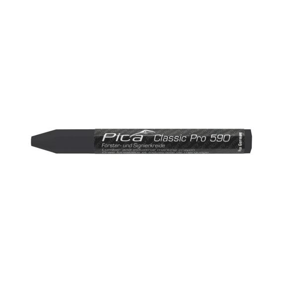 PICA Classic Pro 590 kriedový značkovač, 120*12mm, univerzálny, čierny