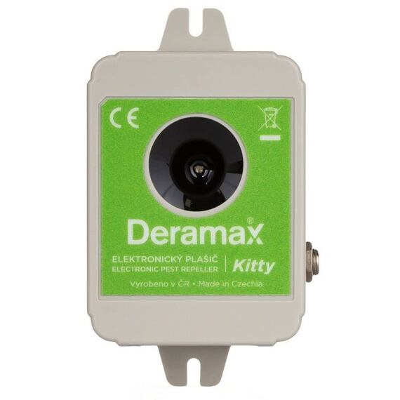 DERAMAX Kitty ultrazvukový plašič (odpudzovač) mačiek, psov a divej zveri, napájanie zo siete
