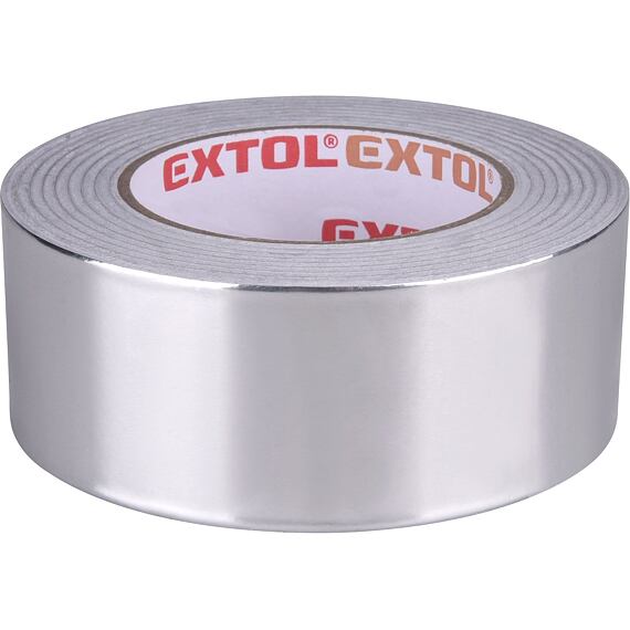 EXTOL PREMIUM páska lepiaca hliníková 50mm*50m, hrúbka 0,03mm, -20°C - +120°C, 8856332