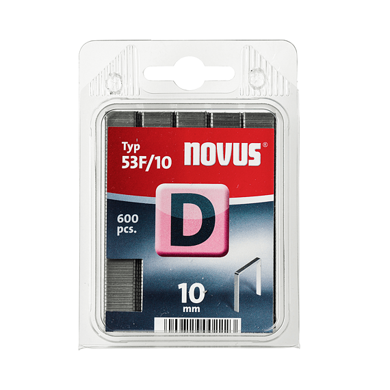 NOVUS sponky D53F, 10mm, 600ks (042-0790)
