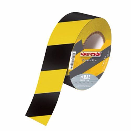 páska výstražná 75mm*500m žlto-čierna 799242